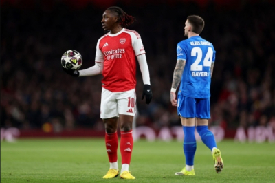 Арсенал обыграл Байер со счётом 2:0 в 1/8 финала Лиги чемпионов 2025/2026