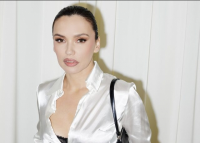 Ольга Серябкина, Агата Муцениеце и Светлана Бондарчук на презентации коллекции Intimissimi "Цветы и шелк"