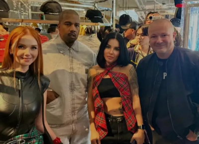 Юля Волкова и Лена Катина встретились с Канье Уэстом